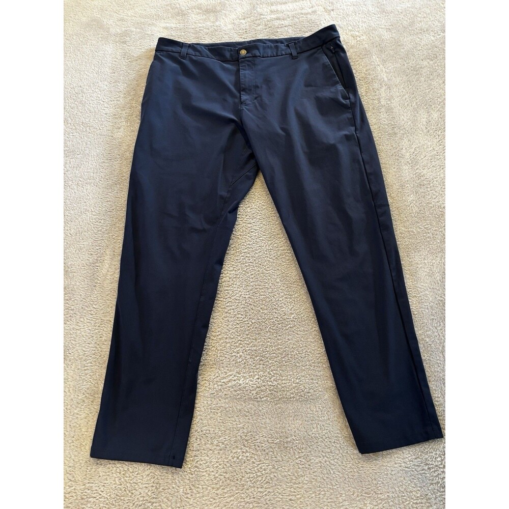 Lululemon ABC Classic-Fit 5 Pocket Pant Warpstreme  Mens Size 38x33 Navy Blue